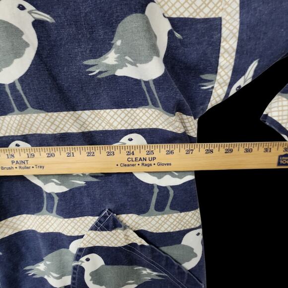 VTG MICHIGAN RAG Co SEAGULL PRINT CANVAS PARKA JACKET MARUSHKA 80s 90s LG XL - Picture 11 of 11